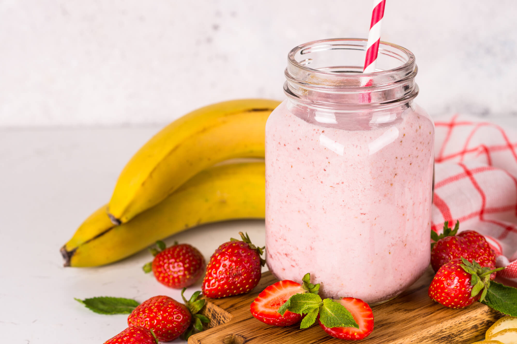 Strawberrysmoothie Strawberry Gut Health Smoothie Recipe