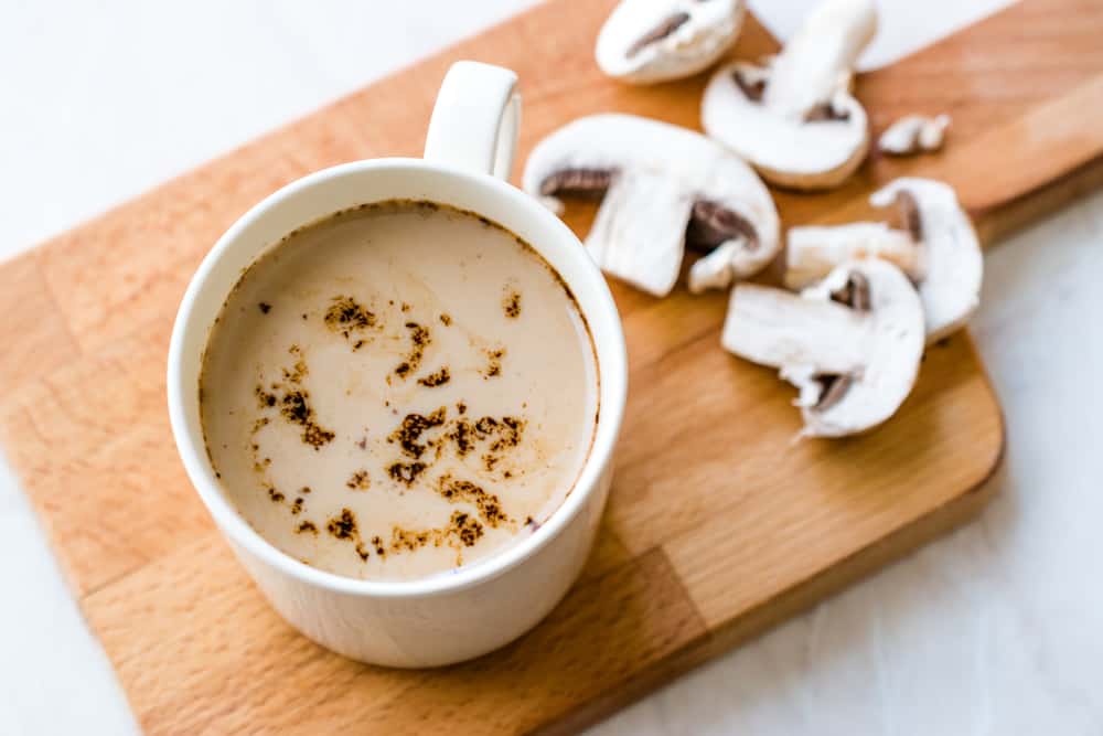 Mushroom Coffee Latte